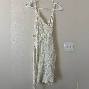 Cotton Floral Wrap Dress